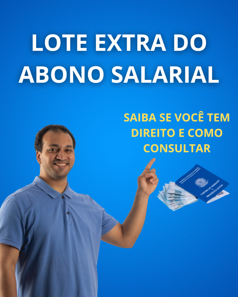 Última chamada para o Lote Extra do Abono Salarial PIS/Pasep